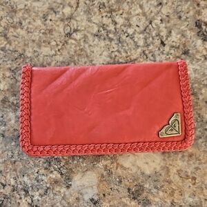 Red Roxy‎ Wallet With Braided Trim